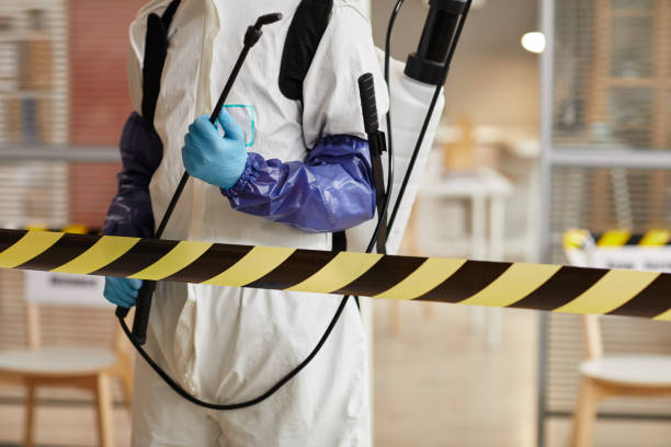 Professional Biohazard Cleanup technician working in Morganton, GA